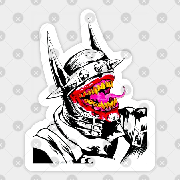 The Man Who Laughs Sticker by Art of V. Cook